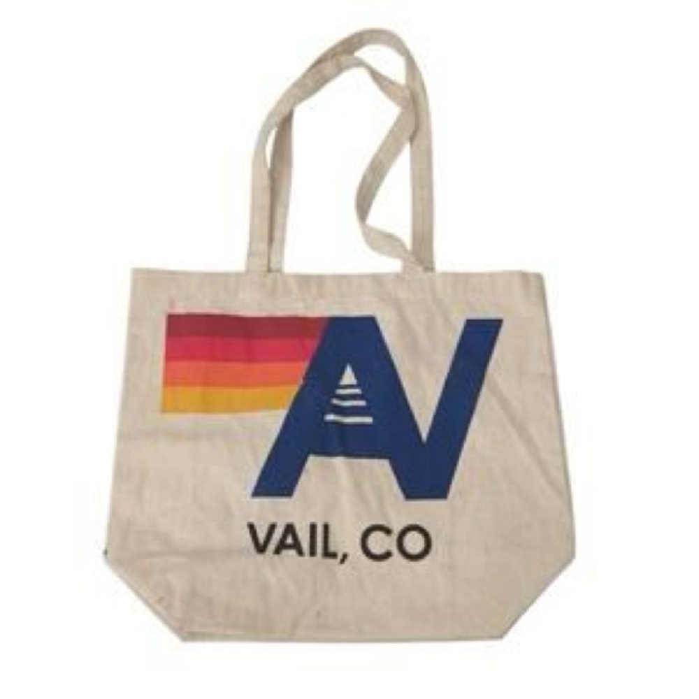 Aviator Nation Canvas Tote Bag – Vail, Colorado 🏔️👜